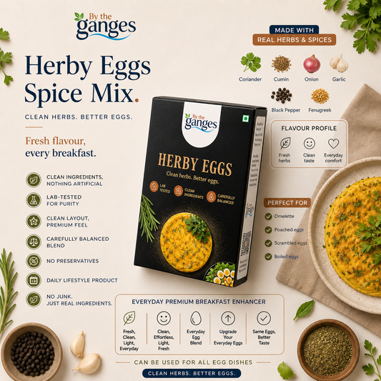Herby Eggs Spice Blend| Gourmet Spice Blend for Omelette, Scramble & Boiled Eggs| 30g