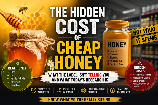 The Hidden Cost of Cheap Honey: What the Label Isn't Telling You — and What Today's Research Is