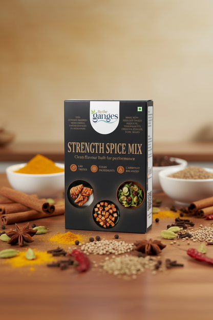 Strength Spice Mix with Ginseng | Clean Performance Spice Blend| Protein Meal Spice Blend| Functional Cooking Spice Mix| 48g