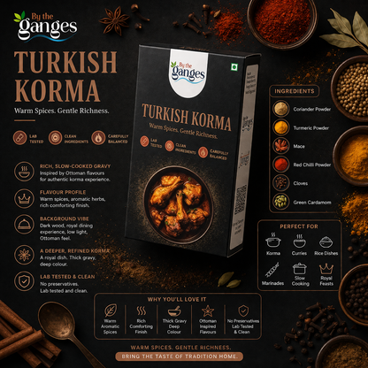 Turkish Korma | Mild Creamy Curry Blend | Ottoman Inspired Spice Blend| 48g