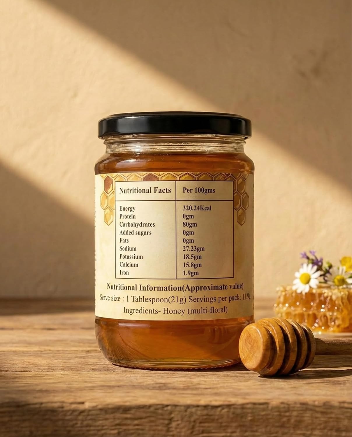 Raw Multifloral Honey | Pure, Unprocessed & Lab Tested | Bytheganges