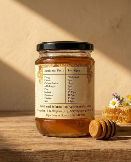 Raw Multifloral Honey | Pure, Unprocessed & Lab Tested | Bytheganges
