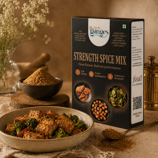 Strength Spice Mix with Ginseng | Clean Performance Spice Blend| Protein Meal Spice Blend| Functional Cooking Spice Mix| 48g